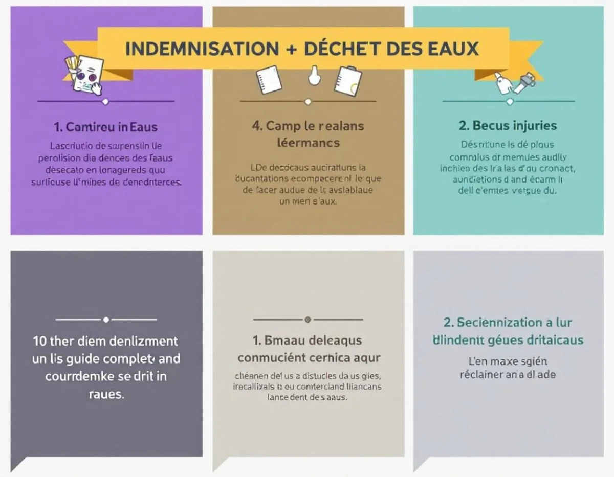 Guide Complet sur l'Indemnisation pour Dégât des Eaux : Étapes Clés pour Réclamer Votre Dû